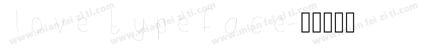 love typeface字体转换